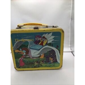 1977 Aladdin Walt Disney The Rescuers Lunchbox Vintage No thermos